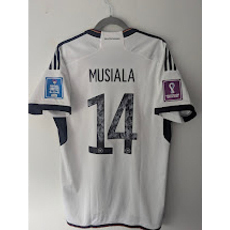 Germany 2022 Home Jamal Musiala Jersey Men's XL Adidas World Cup Fully Patched Rare