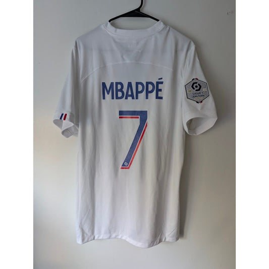 PSG 2022-23 third Kylian Mbappe jersey, Nike, men's large