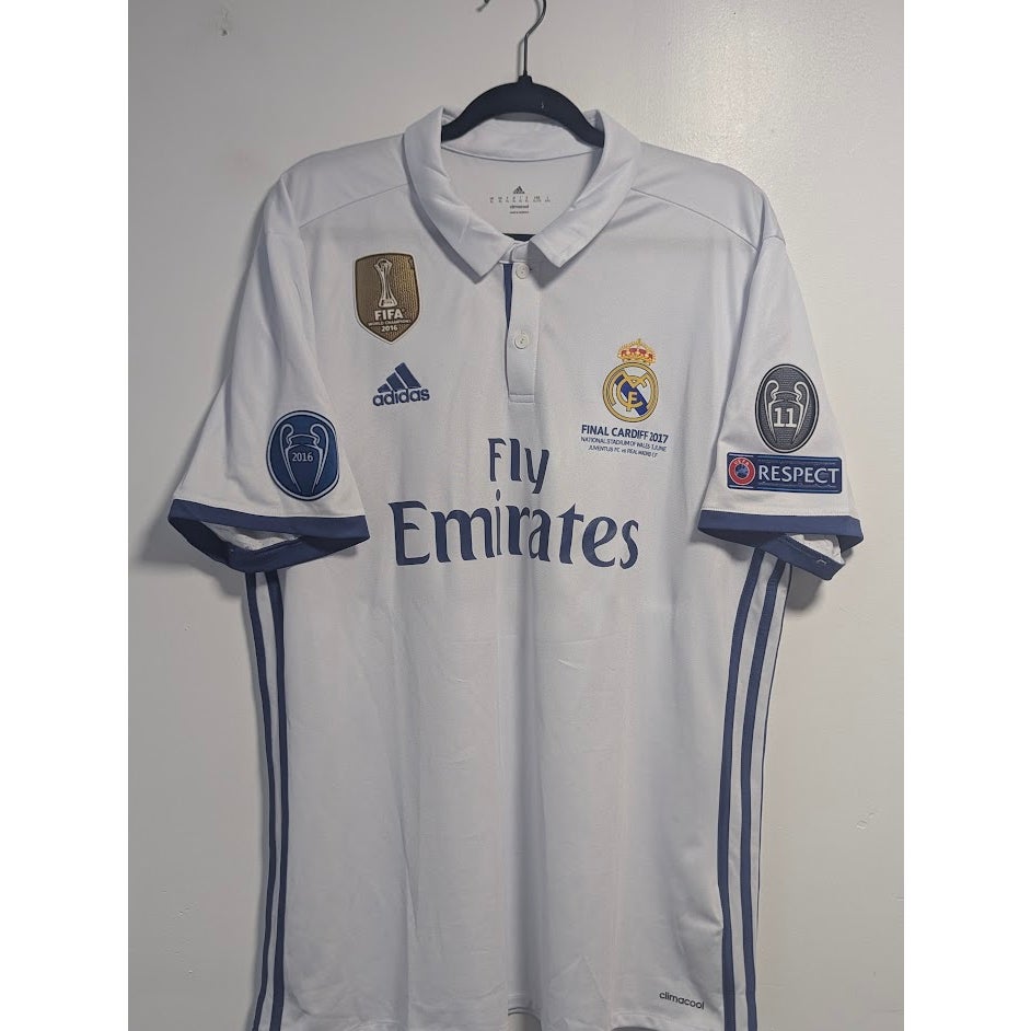 Real Madrid 2016-17 home Ronaldo UCL Final jersey - photo 2
