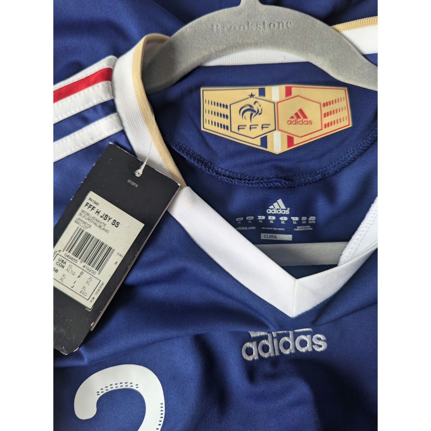 France 2010 Home Henry Authentic Jersey – Men’s XL | NWT Adidas Football Shirt