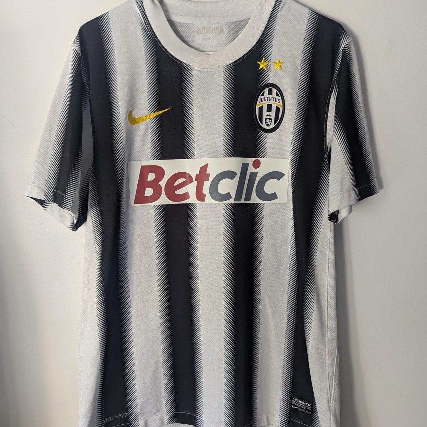 Juventus 2011-12 Home Andrea Pirlo Jersey – Men’s Medium Authentic Vintage Nike