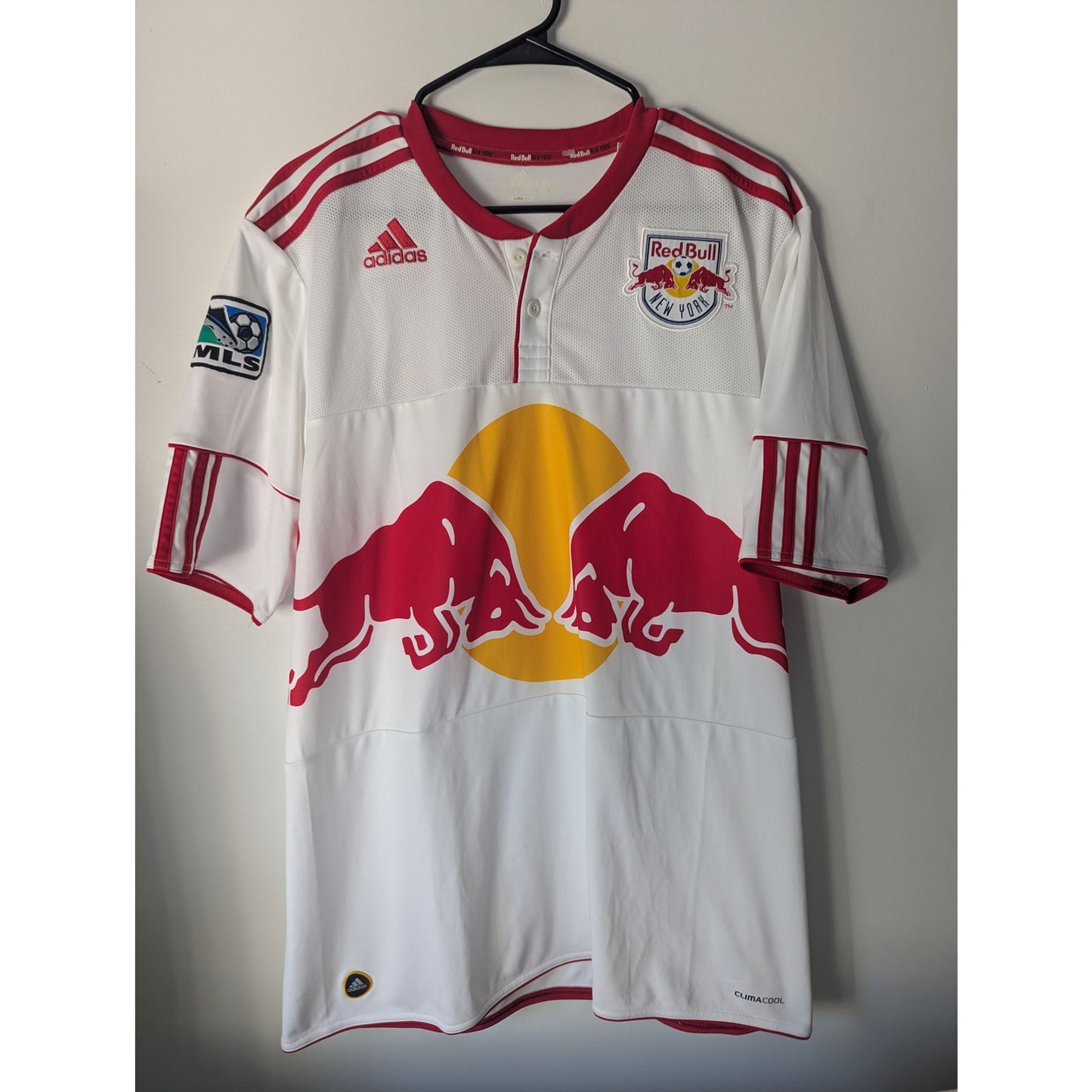 New York Red Bulls 2010-11 Thierry Henry Home Jersey Men’s XL Adidas MLS Soccer Shirt
