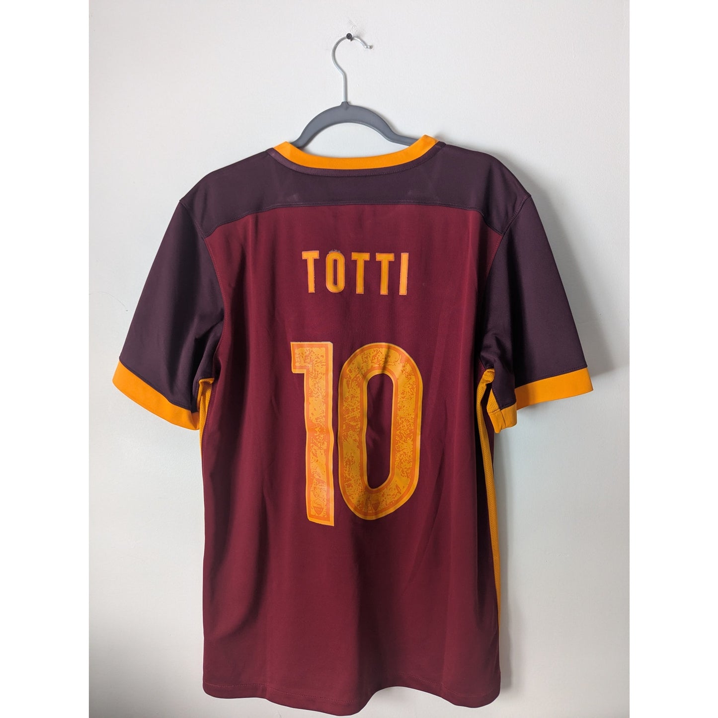 AS Roma 2015-16 Home Francesco Totti Jersey - Men's Large
