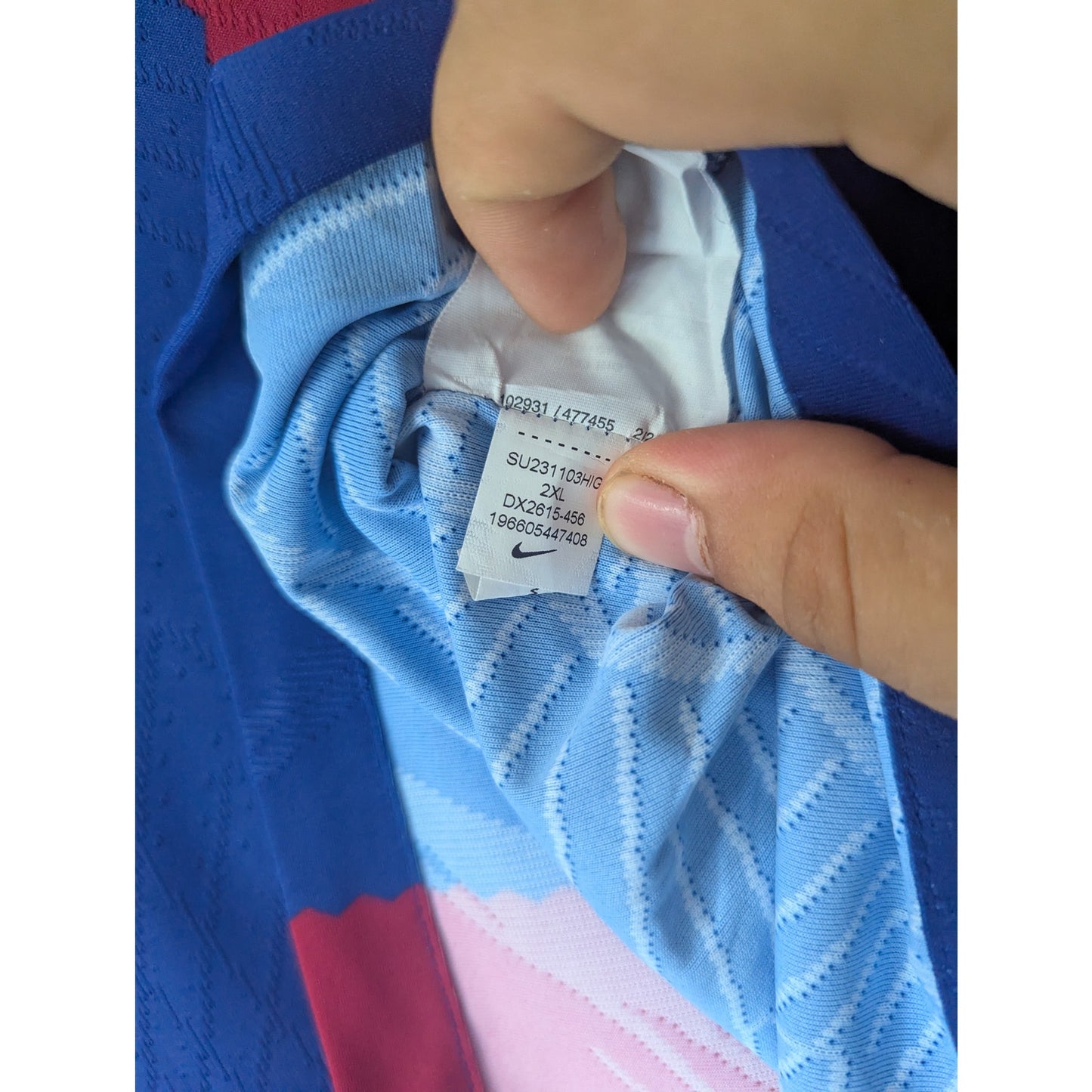 FC Barcelona 2023-24 Home Pedri Jersey - Men's XXL - Nike ADV - Player Version