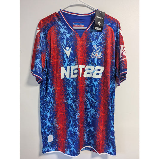 Crystal Palace 2024-25 Home Jersey XL Men NWT Authentic Macron Kit