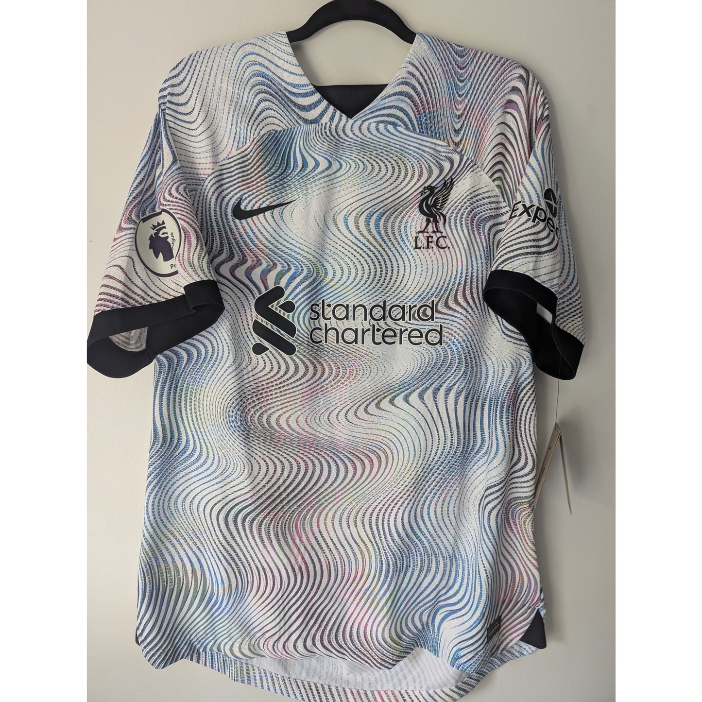 Liverpool 2022-23 Away Mohamed Salah #11 Jersey Mens Large Nike Dri FIT ADV Authentic NWT EPL Fully Patched