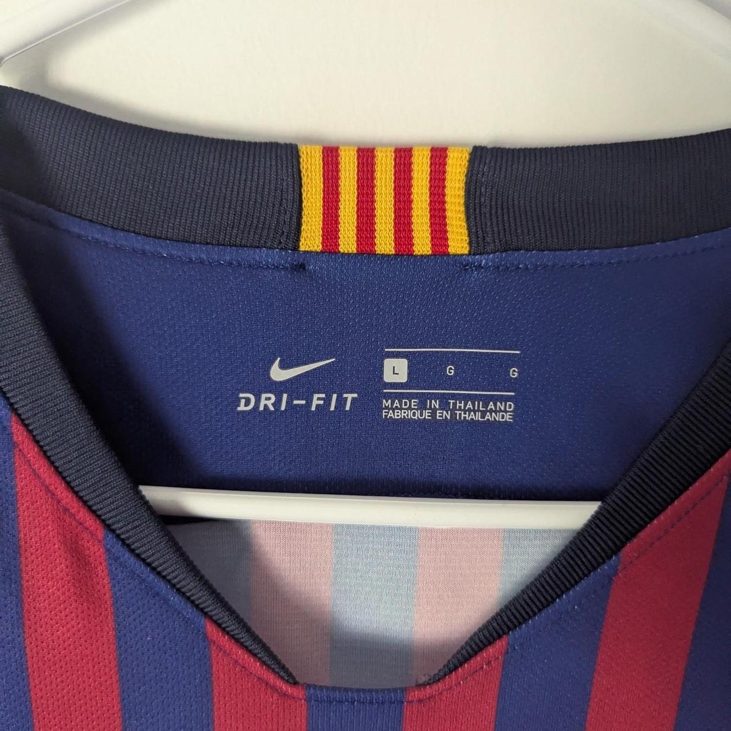 FC Barcelona 2018 -19 Home Andres Iniesta Jersey - Men's L