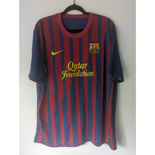 FC Barcelona 2011-12 Home Iniesta Jersey - Men XL