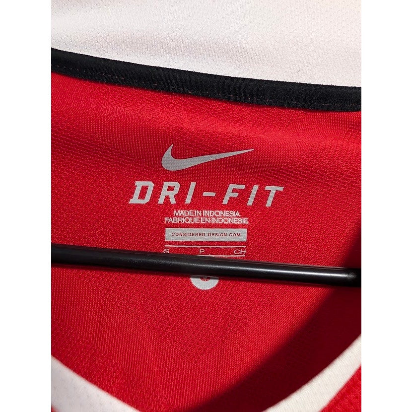Manchester United 2010-11 Home Chicharito Jersey LS Men's Small Nike UEFA Champions League Fully Patched