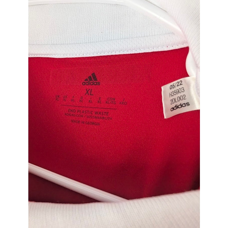 Arsenal 2022-23 Home Bukayo Saka Jersey Men's XL Authentic Adidas UCL Patched