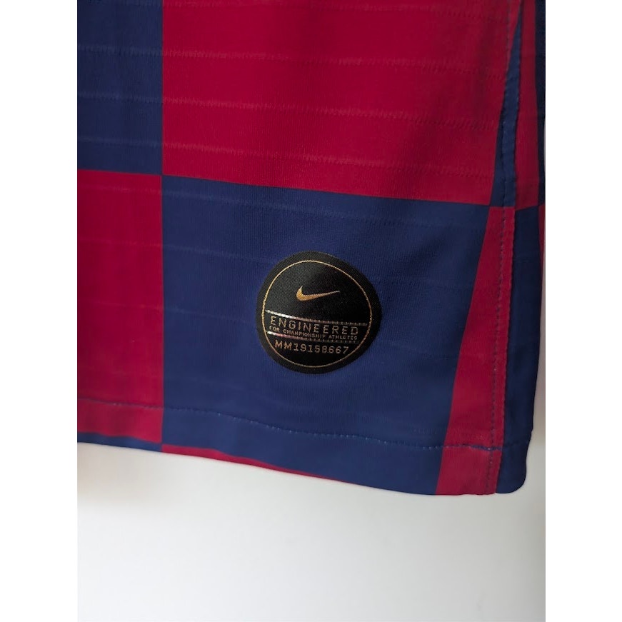 FC Barcelona 2019-20 Home Lionel Messi #10 Jersey Mens Large Nike Vaporknit Authentic Copa Del Rey Patched