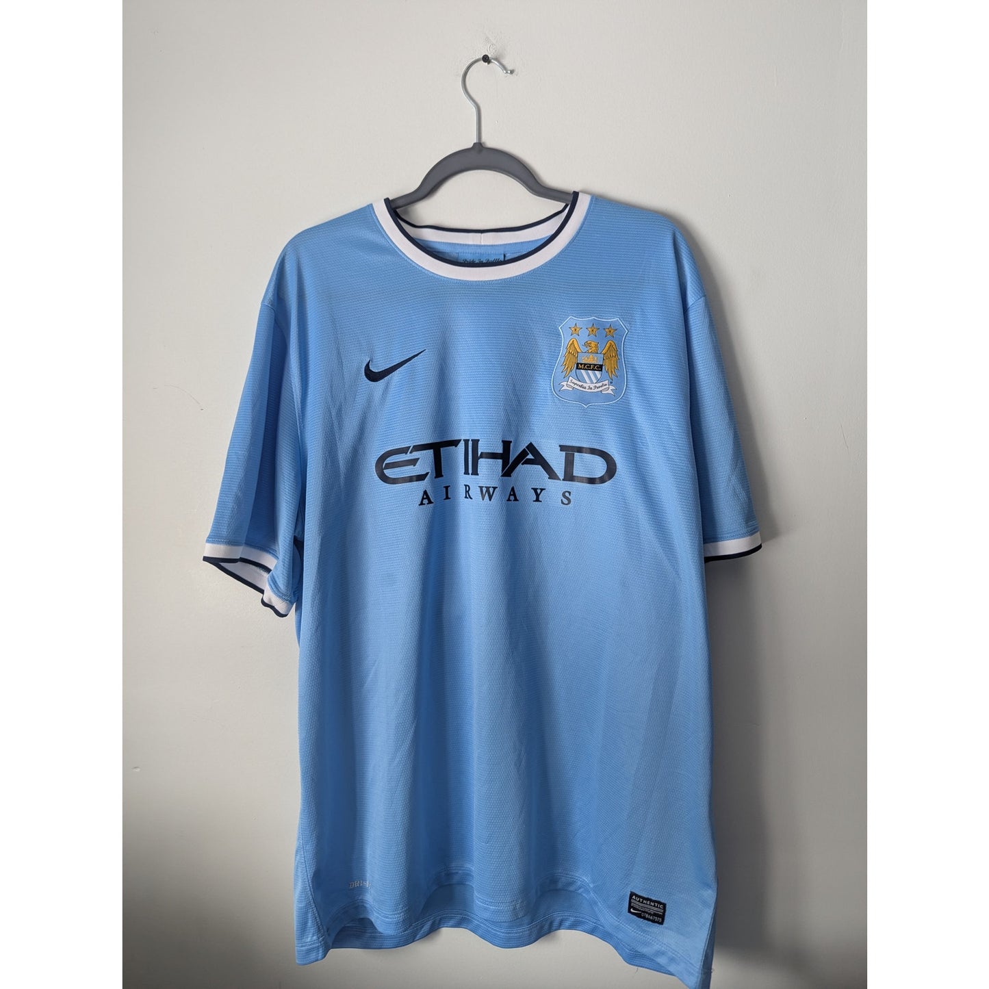 Manchester City 2013-2014 Home Toure Yaya Jersey - Men's 2XL