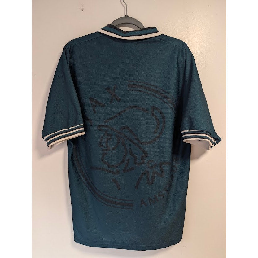 Ajax 1995-96 Away Jersey Mens Large Umbro Authentic Vintage Rare Green