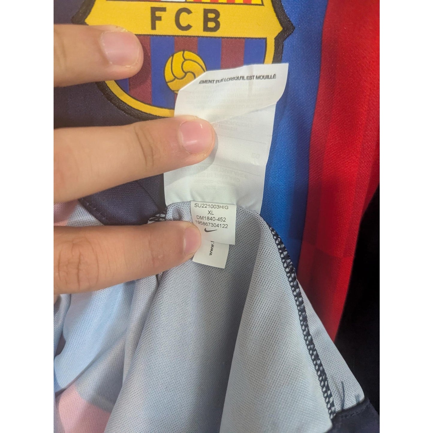 FC Barcelona 2022-23 Home Lamine Yamal Jersey - Men's XL - NWT