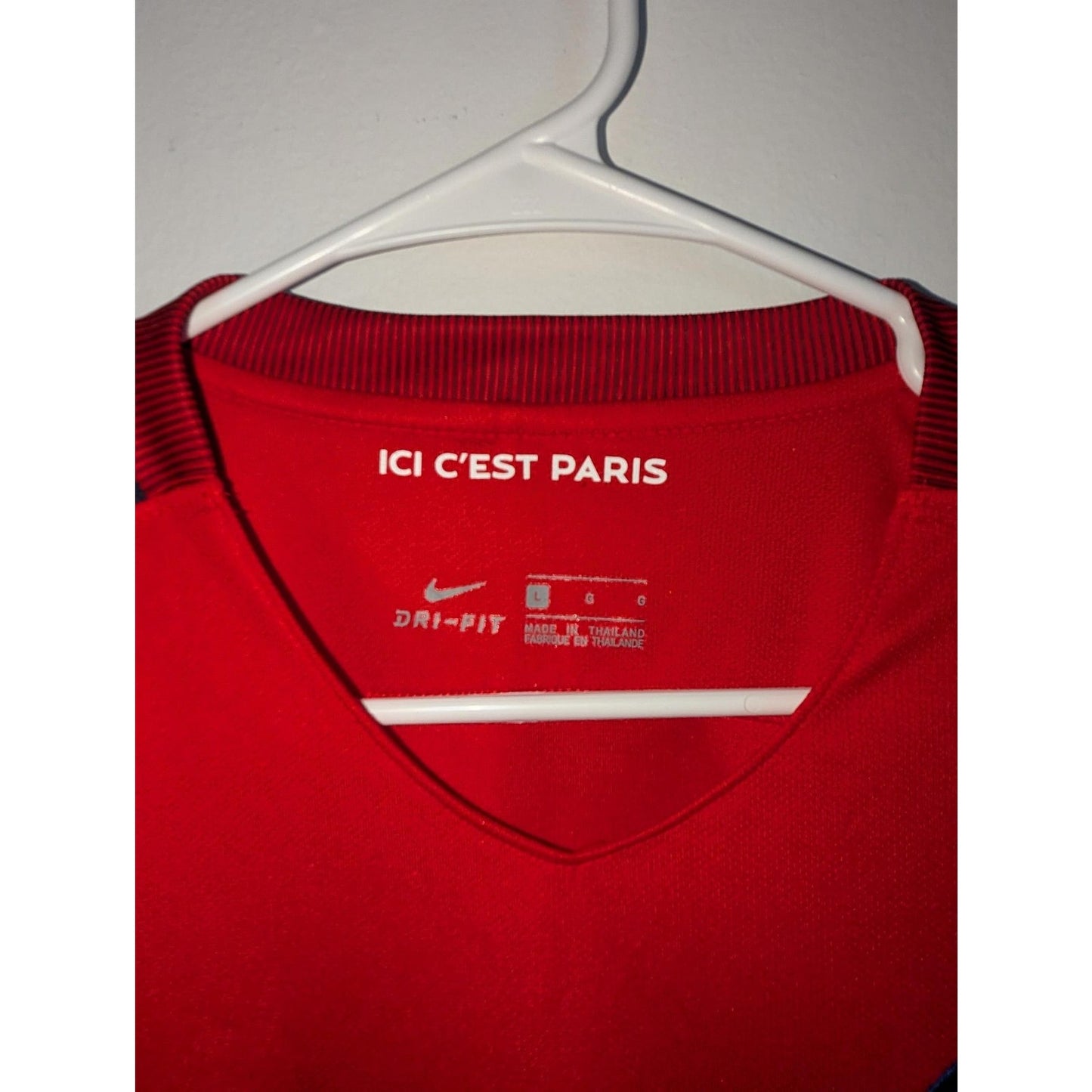 PSG 2016-17 Away Thiago Silva Jersey - Men's Large