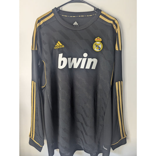 Real Madrid 2011-12 Away Ronaldo #7 Jersey LS (Men’s XL)