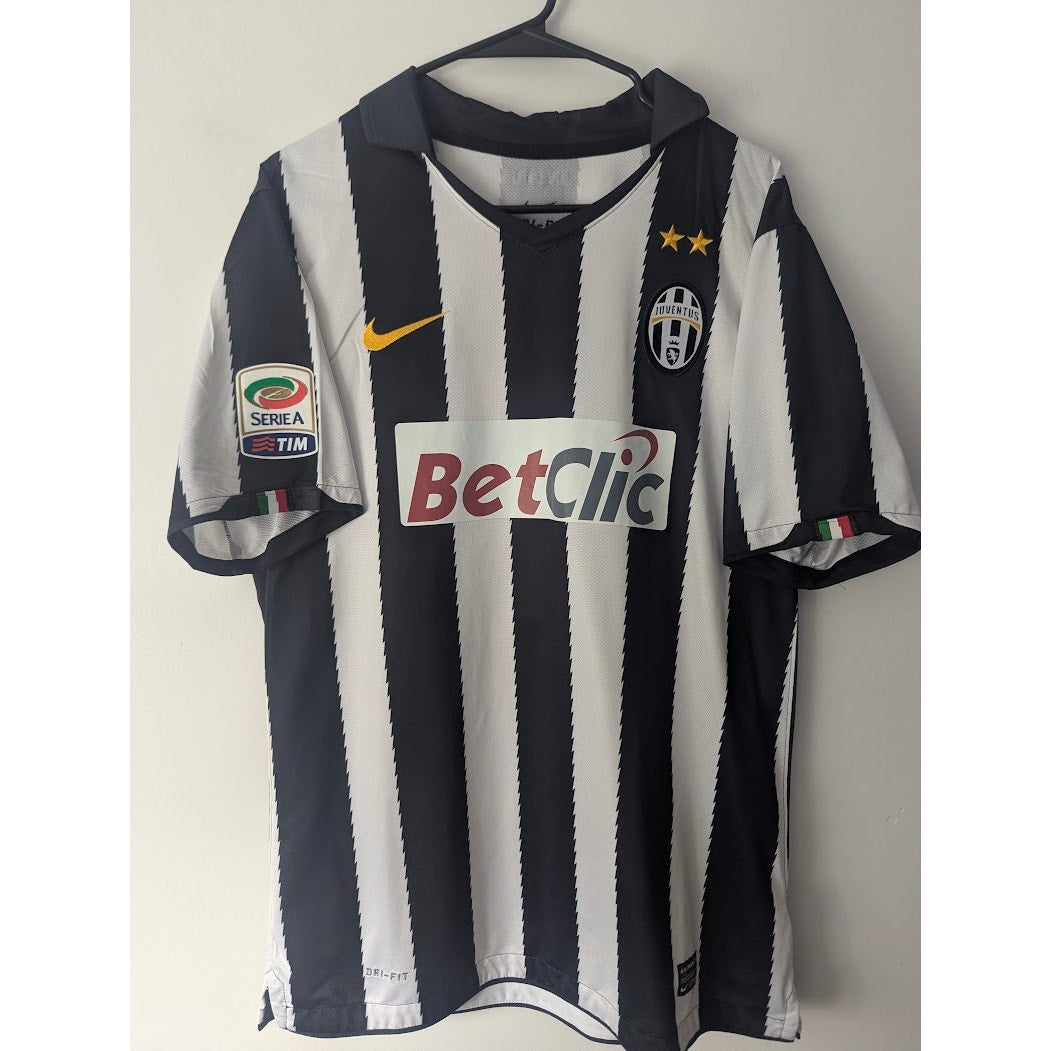 Juventus 2010–11 Home Del Piero Jersey – Men’s Large | Authentic Nike Serie A Patched Shirt