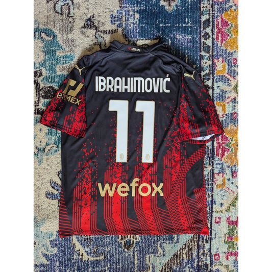2022-23 AC Milan Fourth Ibrahimović Jersey by Koché Authentic Men XL