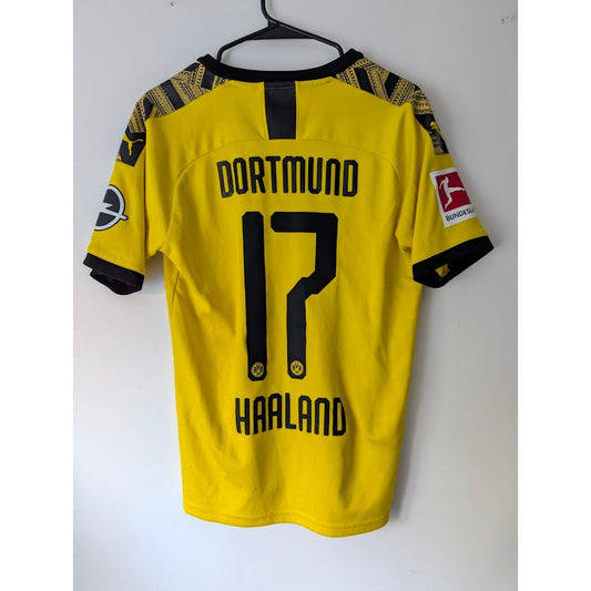 Borussia Dortmund 2019-20 home Erling Haaland #17 jersey, Puma, men's medium