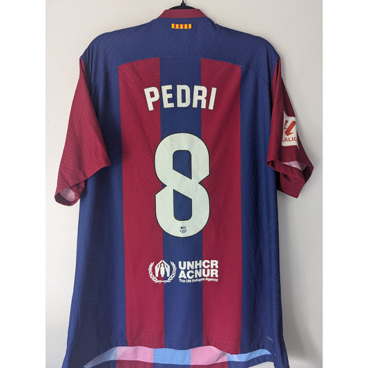FC Barcelona 2023-24 Home Pedri Jersey Men's XXL Authentic Nike ADV Kit