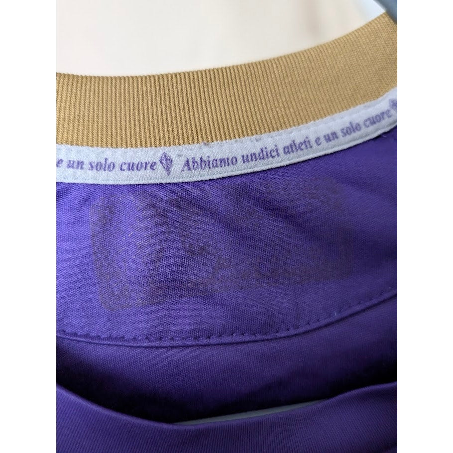 Fiorentina 2014-15 Home Mohammed Salah Jersey men's Large Serie A Fully Patched