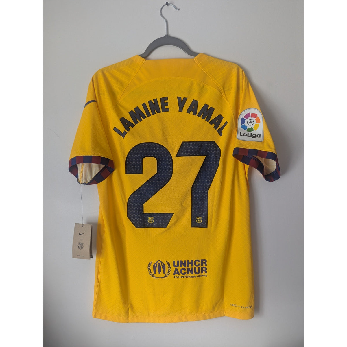 FC Barcelona 2023-24 Fourth Lamine Yamal Jersey Men’s Medium Nike ADV UCL NWT
